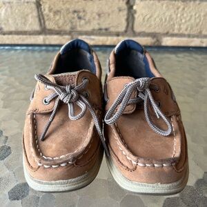Sperry Brown Dress Shoes with Classic Moccasin Style